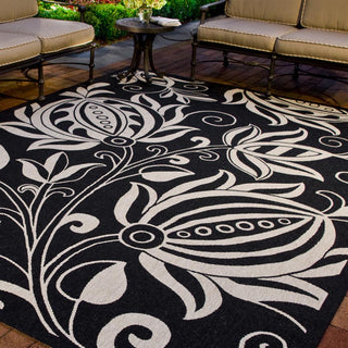 Safavieh Courtyard CY2961 Black/Sand Area Rug 