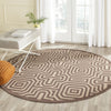 Safavieh Courtyard CY2962 Chocolate/Natural Area Rug  Feature