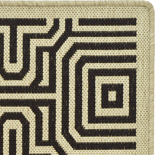 Safavieh Courtyard CY2962 Sand/Black Area Rug 