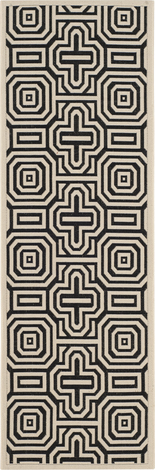 Safavieh Courtyard CY2962 Sand/Black Area Rug 