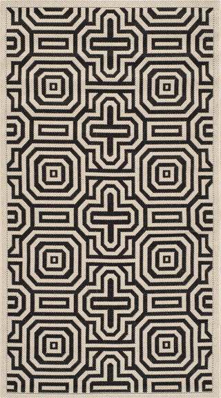 Safavieh Courtyard CY2962 Sand/Black Area Rug 