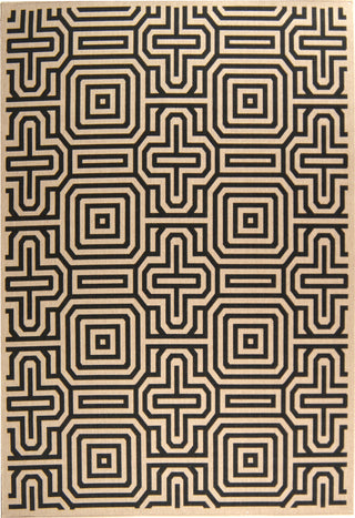 Safavieh Courtyard CY2962 Sand/Black Area Rug 