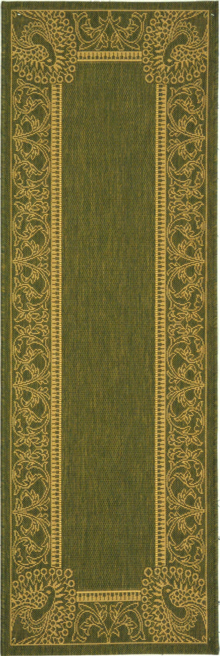 Safavieh Courtyard CY2965 Olive/Natural Area Rug 