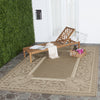Safavieh Courtyard CY2965 Brown/Natural Area Rug Room Scene Feature