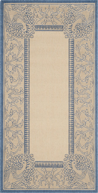 Safavieh Courtyard CY2965 Natural/Blue Area Rug 