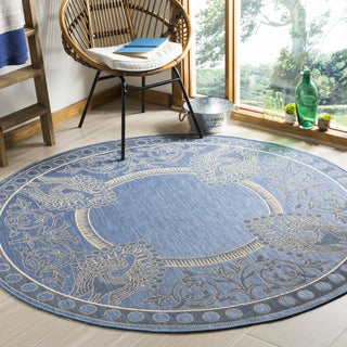 Safavieh Courtyard CY2965 Blue/Natural Area Rug 