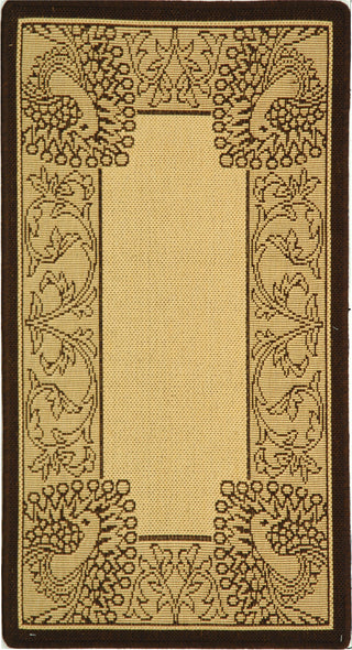 Safavieh Courtyard CY2965 Natural/Chocolate Area Rug main image