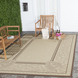 Safavieh Courtyard CY2965 Natural/Chocolate Area Rug 