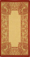 Safavieh Courtyard CY2965 Natural/Red Area Rug main image