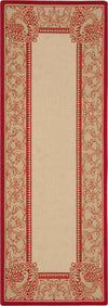 Safavieh Courtyard CY2965 Natural/Red Area Rug 