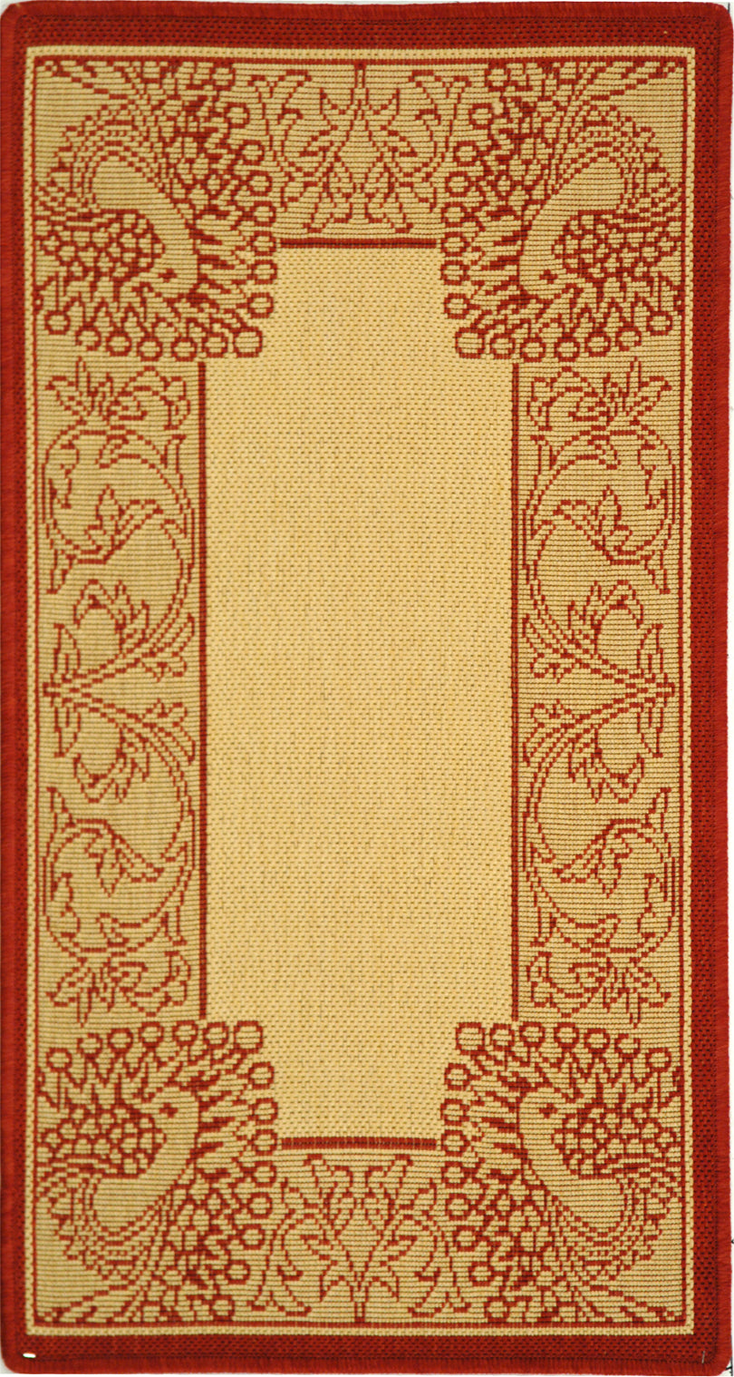 Safavieh Courtyard CY2965 Natural/Red Area Rug main image