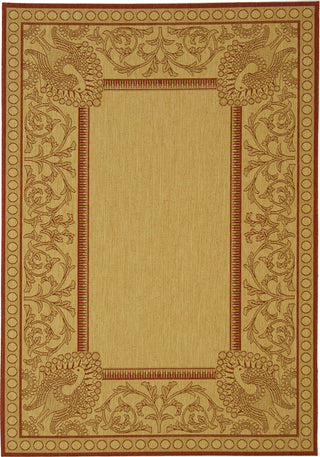 Safavieh Courtyard CY2965 Natural/Red Area Rug 