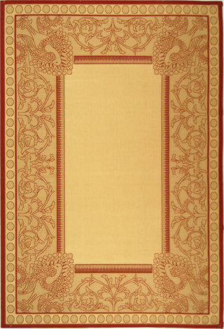 Safavieh Courtyard CY2965 Natural/Red Area Rug 