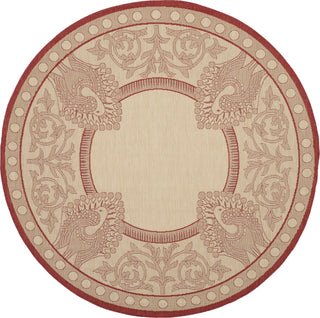 Safavieh Courtyard CY2965 Natural/Red Area Rug 