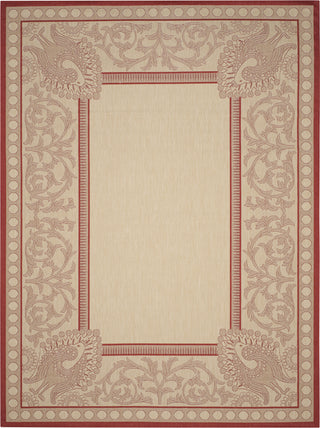 Safavieh Courtyard CY2965 Natural/Red Area Rug 