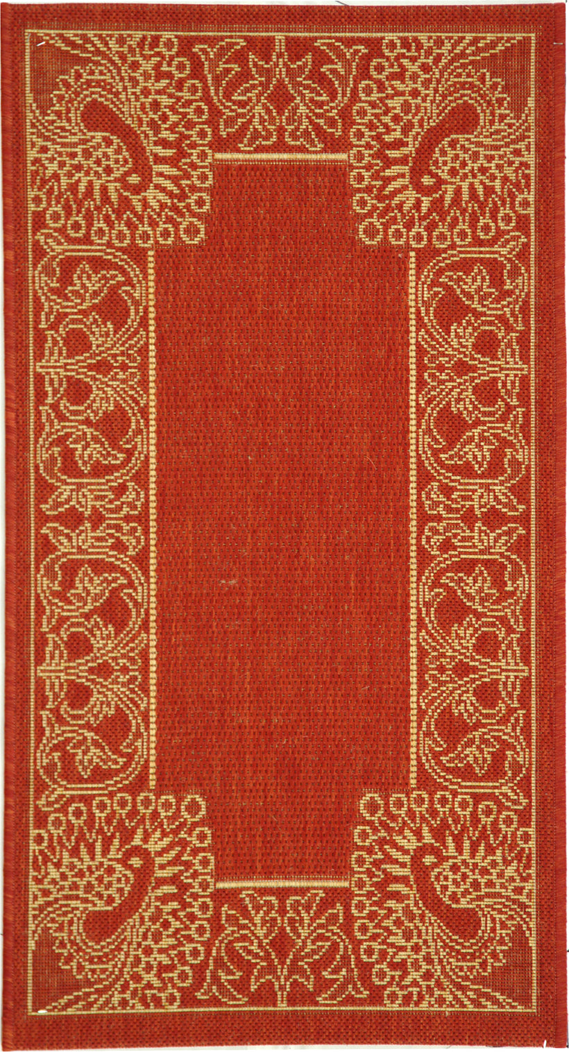 Safavieh Courtyard CY2965 Red/Natural Area Rug main image