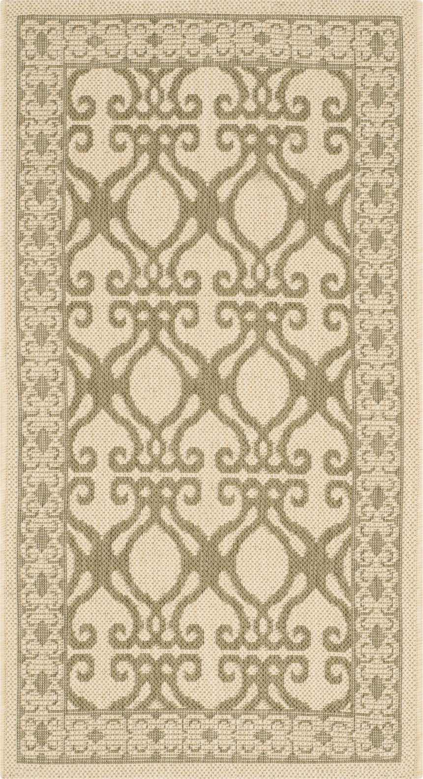 Safavieh Courtyard CY3040 Natural/Olive Area Rug main image