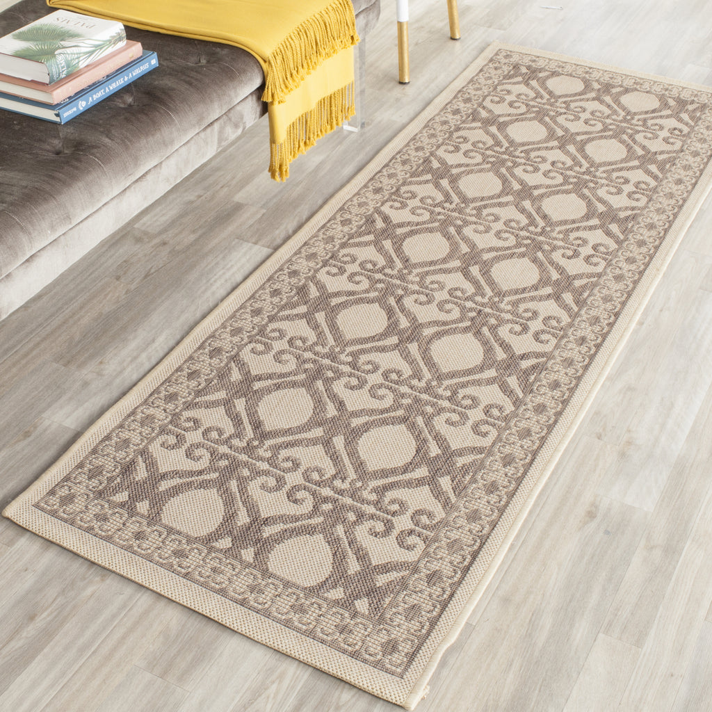 Safavieh Courtyard CY3040 Natural/Brown Area Rug  Feature