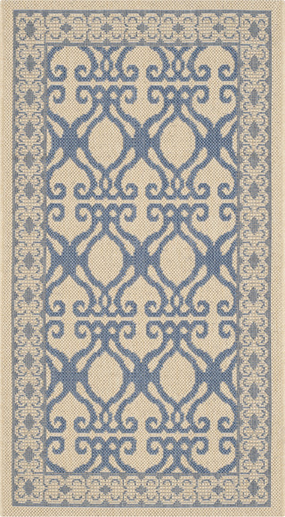 Safavieh Courtyard CY3040 Natural/Blue Area Rug main image