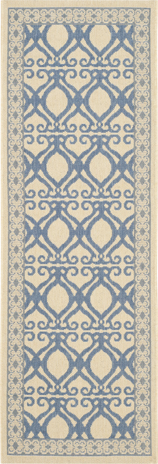 Safavieh Courtyard CY3040 Natural/Blue Area Rug 