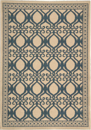 Safavieh Courtyard CY3040 Natural/Blue Area Rug 