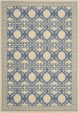 Safavieh Courtyard CY3040 Natural/Blue Area Rug 