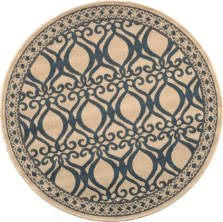 Safavieh Courtyard CY3040 Natural/Blue Area Rug 