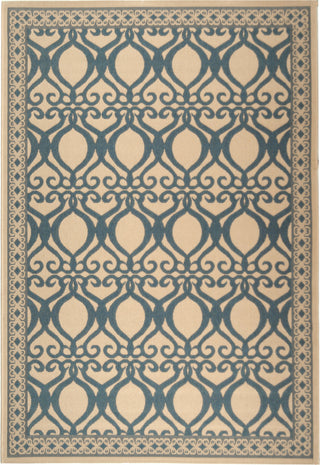 Safavieh Courtyard CY3040 Natural/Blue Area Rug 