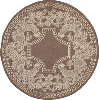 Safavieh Courtyard CY3305 Chocolate/Natural Area Rug 