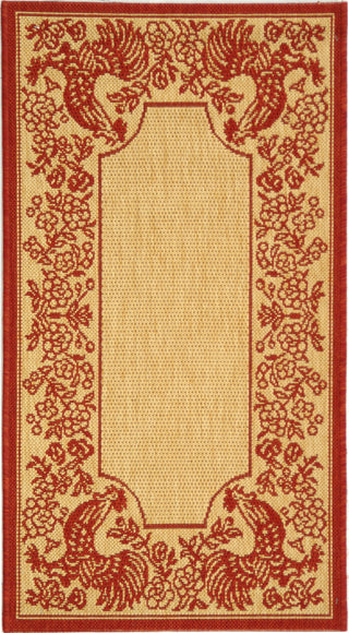 Safavieh Courtyard CY3305 Natural/Red Area Rug main image