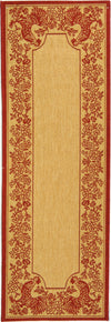 Safavieh Courtyard CY3305 Natural/Red Area Rug 