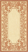 Safavieh Courtyard CY3305 Natural/Red Area Rug 