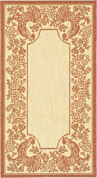 Safavieh Courtyard CY3305 Natural/Red Area Rug 