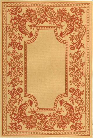 Safavieh Courtyard CY3305 Natural/Red Area Rug 