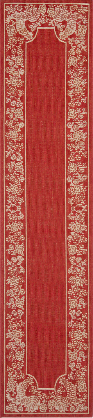 Safavieh Courtyard CY3305 Red/Natural Area Rug 