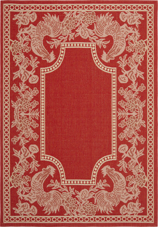 Safavieh Courtyard CY3305 Red/Natural Area Rug 