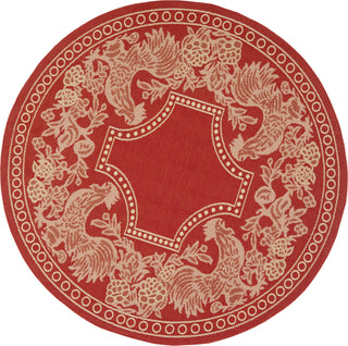 Safavieh Courtyard CY3305 Red/Natural Area Rug 