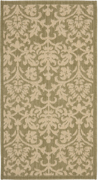 Safavieh Courtyard CY3416 Olive/Natural Area Rug main image