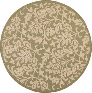 Safavieh Courtyard CY3416 Olive/Natural Area Rug 