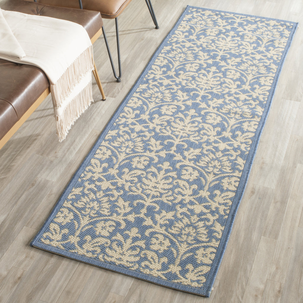 Safavieh Courtyard CY3416 Blue/Natural Area Rug  Feature