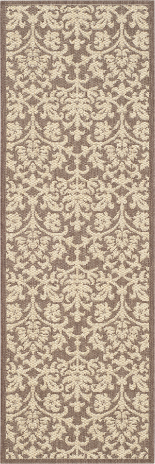 Safavieh Courtyard CY3416 Chocolate/Natural Area Rug 