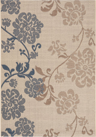 Safavieh Courtyard CY4027B Natural Brown/Blue Area Rug 