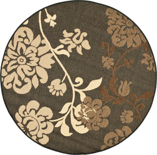 Safavieh Courtyard CY4027D Black Natural/Brown Area Rug 