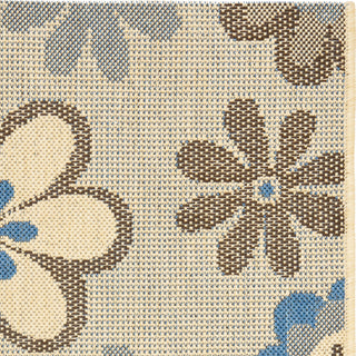 Safavieh Courtyard CY4035B Natural Brown/Blue Area Rug 