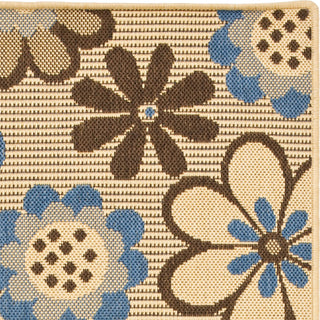 Safavieh Courtyard CY4035B Natural Brown/Blue Area Rug 