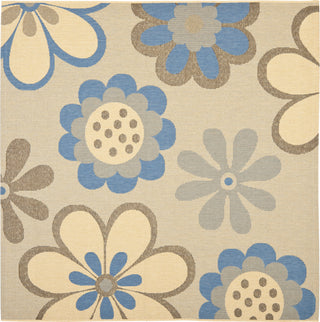 Safavieh Courtyard CY4035B Natural Brown/Blue Area Rug 