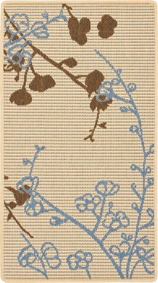 Safavieh Courtyard CY4038B Natural Brown/Blue Area Rug 