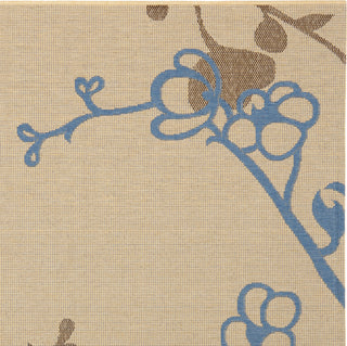 Safavieh Courtyard CY4038B Natural Brown/Blue Area Rug 