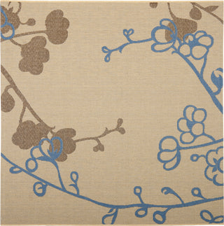 Safavieh Courtyard CY4038B Natural Brown/Blue Area Rug 