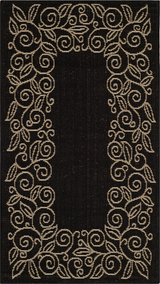 Safavieh Courtyard CY5139D Black/Beige Area Rug 